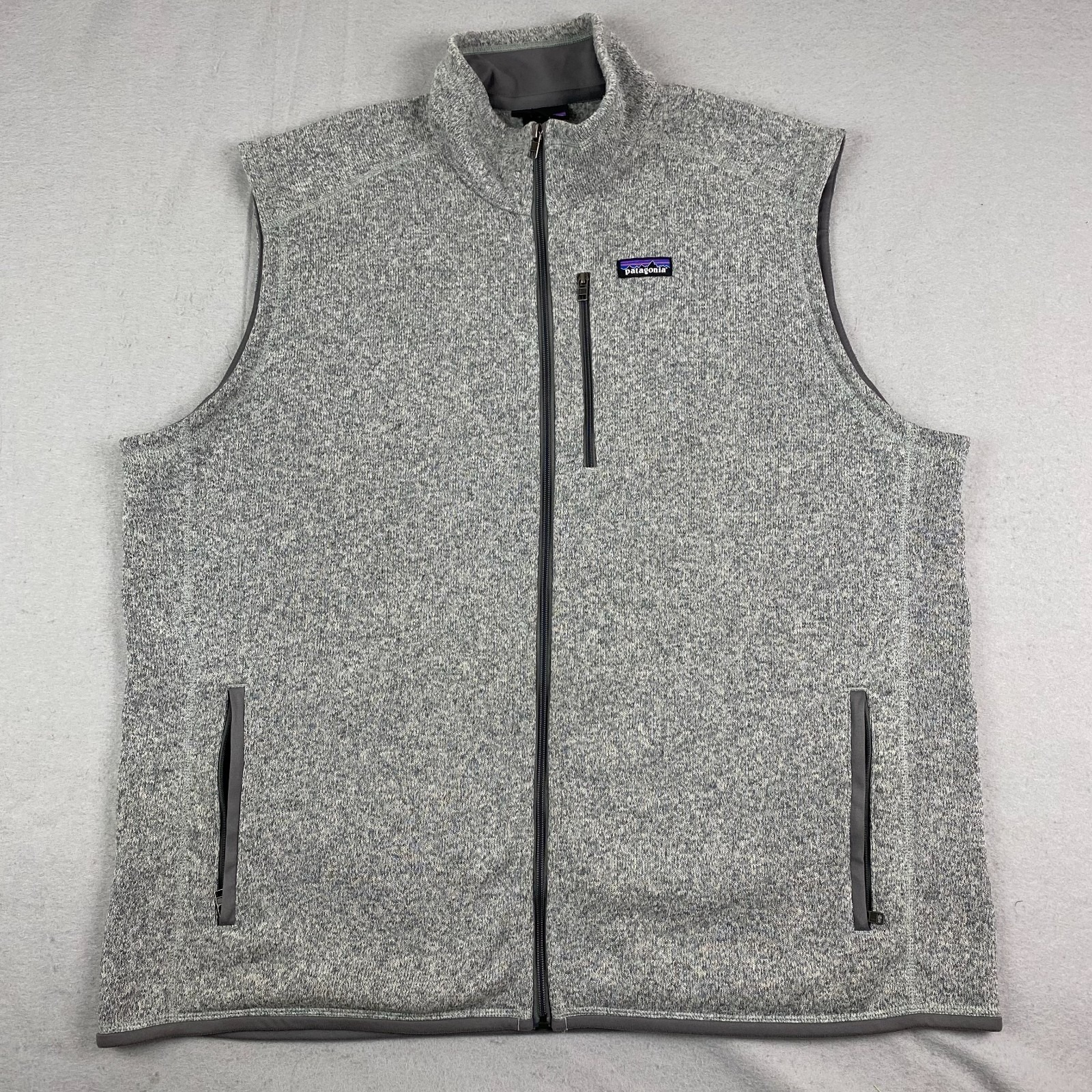 Patagonia Better Sweater Mens 3xl Gray Pockets Full Zip 25882